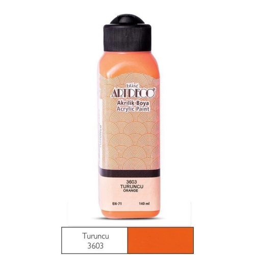 ARTDECO AKRİLİK BOYA 500ML TURUNCU 3603